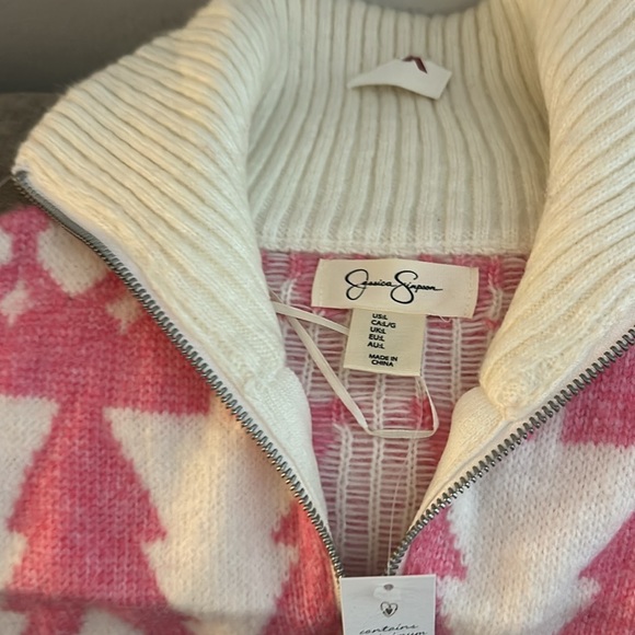 New with tags / Jessica Simpson Holiday Sweater - Size L - Picture 2 of 2